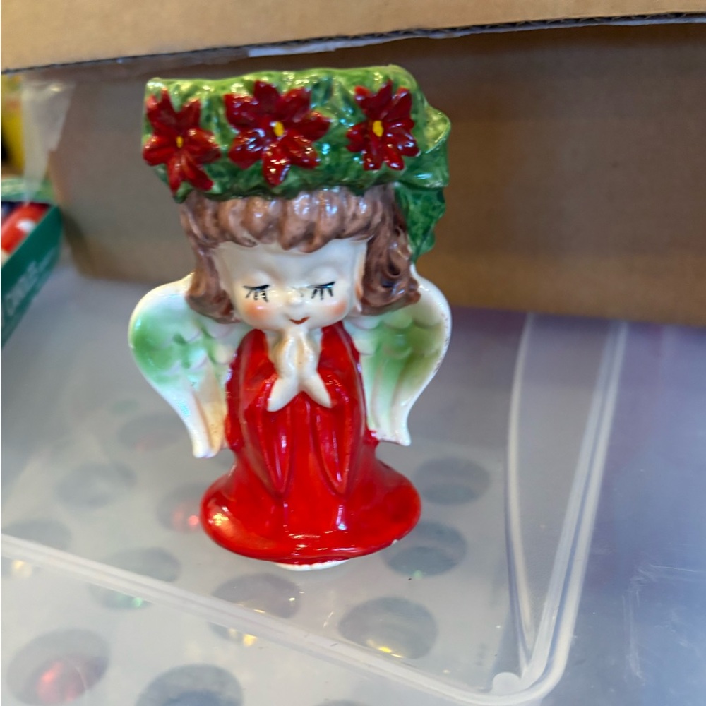 Vintage Lefton candle holder